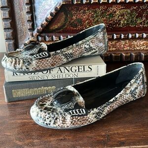 BCBG Snakeskin Loafer